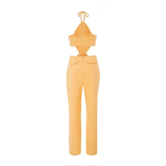 NWT Cushnie et Ochs Y2K Halter Jumpsuit 2 - Picture 2 of 4